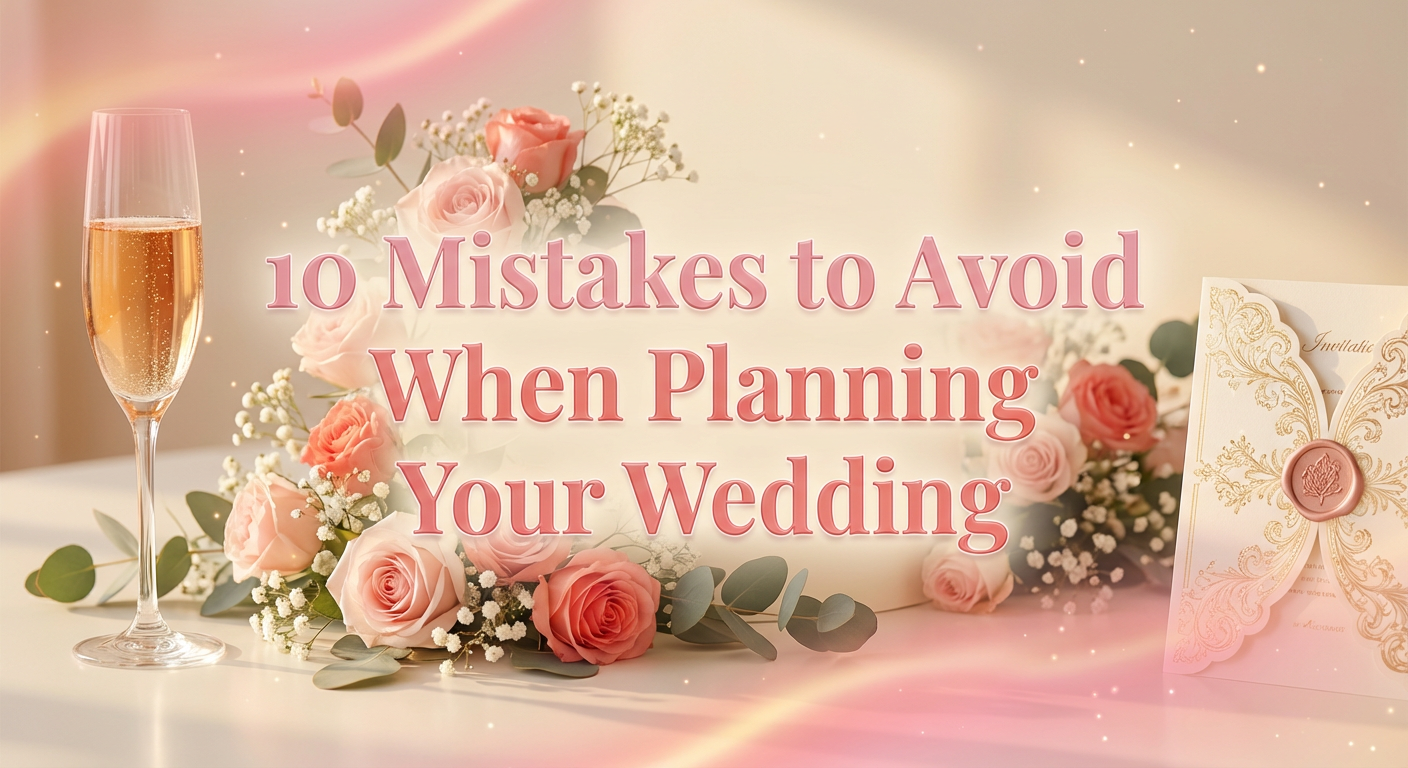 10 Mistakes to Avoid When Planning Your Wedding