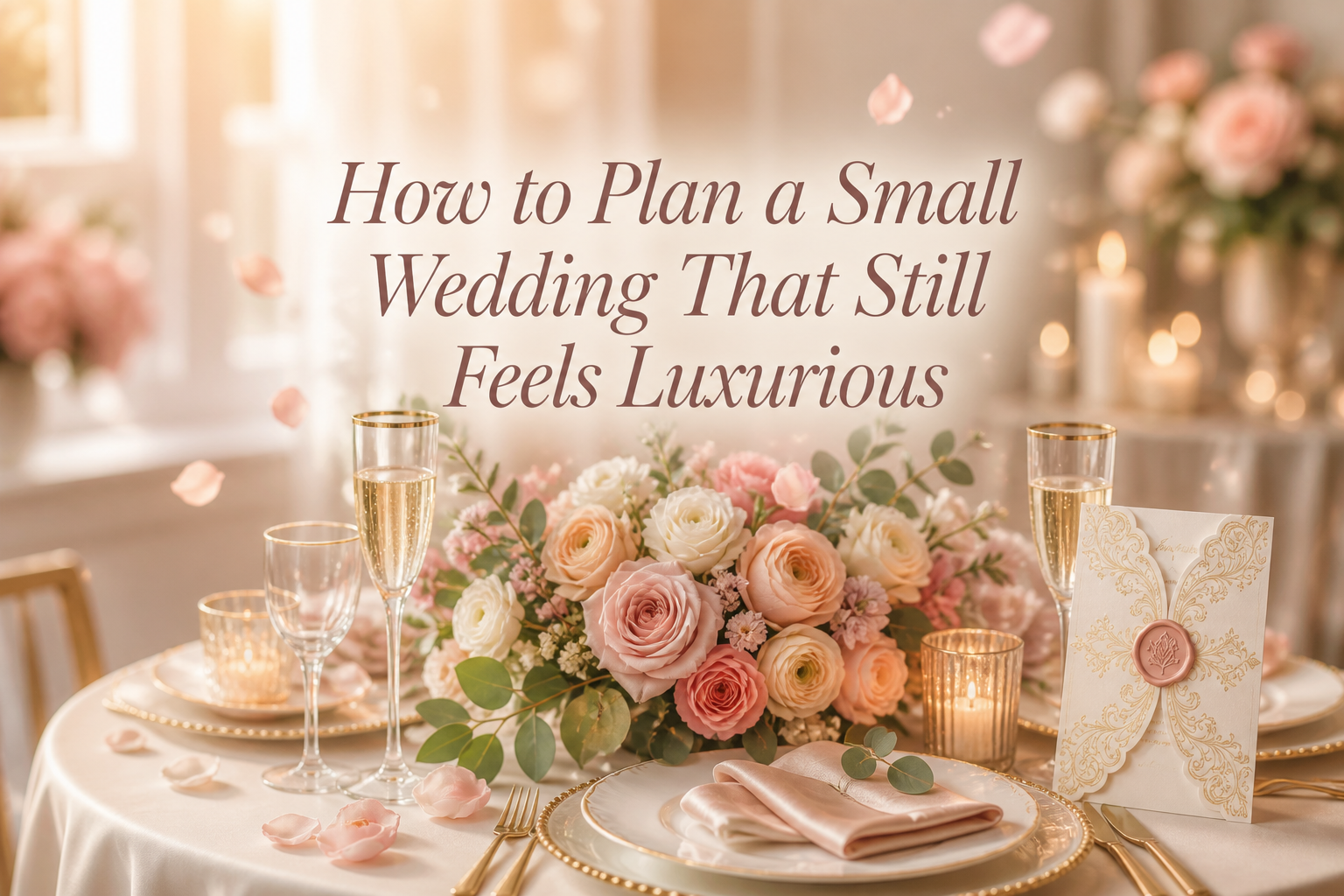 How to Plan a Small Wedding That Still Feels Luxurious