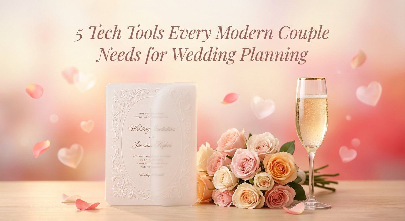 5 Tech Tools Every Modern Couple Needs for Wedding Planning