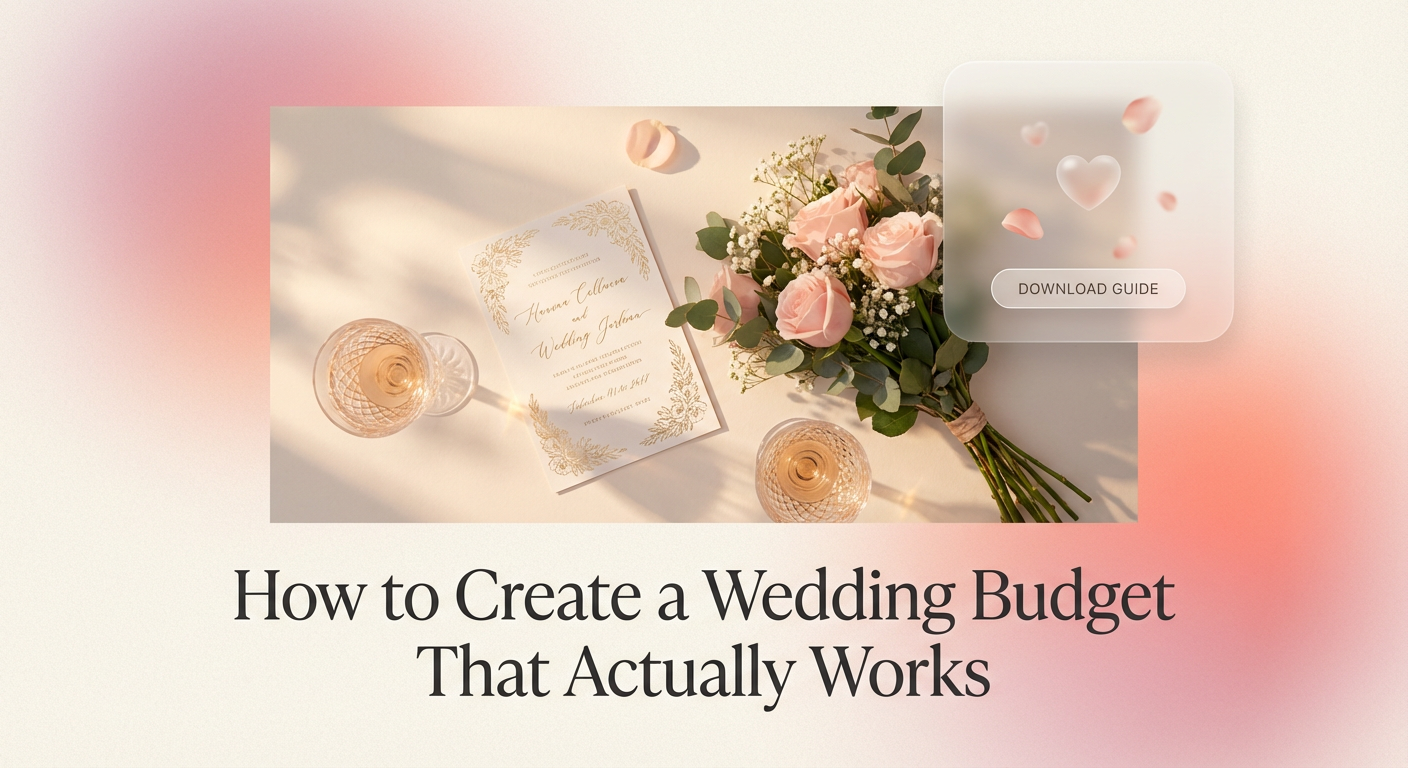 How to Create a Wedding Budget That Actually Works
